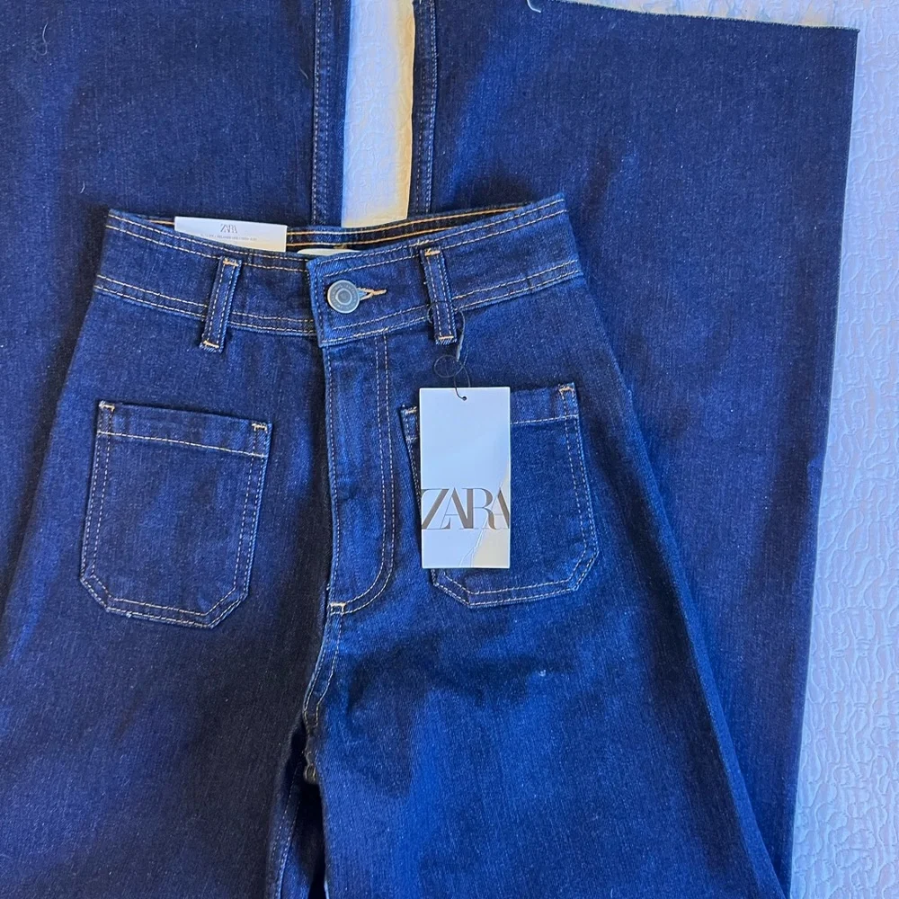NWT Zara slim fit marine denim - Picture 3 of 9